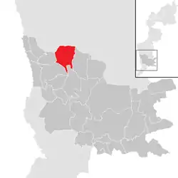 Location within Güssing district