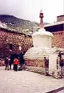 Old Chorten at Sera, 1993]