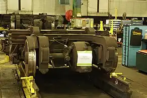 An Old T1 Bogie at Greenwood Yard