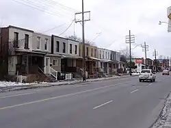 Homes along Old Weston Road