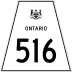 Highway 516 marker