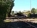 Heathcote River rail bridge, just south of the Opawa railway station site.