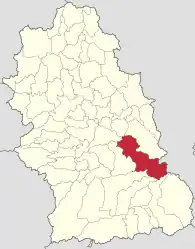 Location in Hunedoara County