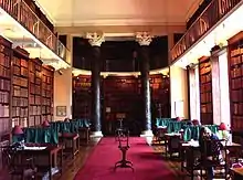 Oriel College Library, Oxford, interior