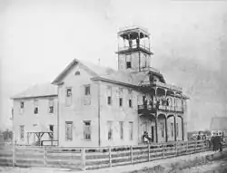 A college building in 1890