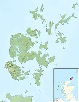 Rusk Holm is located in Orkney Islands