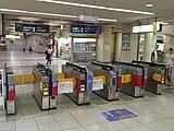 Central ticket gates