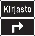 Advance location sign