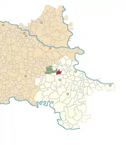 Location of Ostrovo