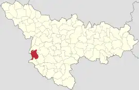 Location in Timiș County