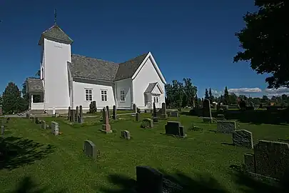 View of the local village church