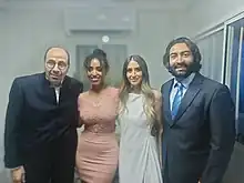 Oussama Rahbani (to the left)