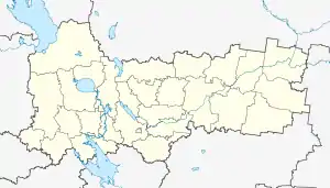 Mikhaylovskaya is located in Vologda Oblast