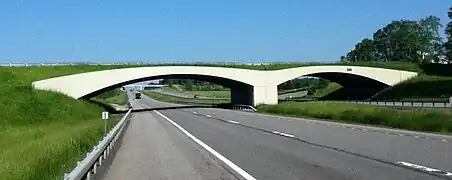 New York State Thruway overpass