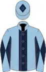 Light Blue, Dark Blue stripe, diabolo on sleeves and diamond on cap