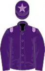 Purple, Mauve epaulets and star on cap