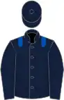 Dark blue, royal blue epaulets