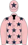 Pink, Dark Blue stars, Pink sleeves, Pink cap, Dark Blue star