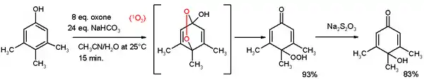 Oxone phenol dearomatization