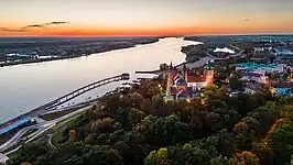 Aerial view of the cathedral