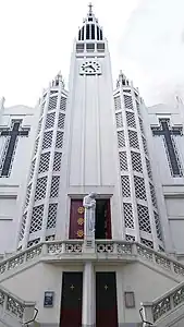 The 53-metre (174 ft) tall bell tower