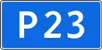 Federal Highway R23 shield}}