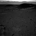 Curiosity's view of a bright spot near "The Kimberley" (KMS-9; April 3, 2014).