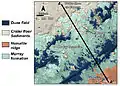 Geology map - Mount Sharp slopes (September 11, 2014).