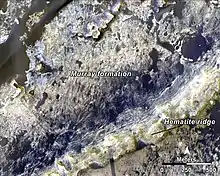 Geology map - Mount Sharp slopes (September 11, 2014).