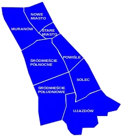 Neighbourhoods of Śródmieście