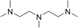 Skeletal formula of PMDTA