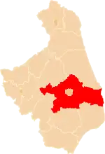 Location of Białystok County