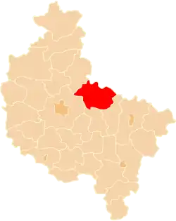 Location within the voivodeship