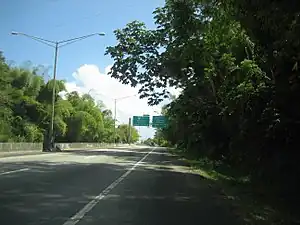 PR-30 approaching PR-60 in Humacao