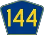 Highway 144 marker