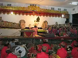 Wayang kulit performance