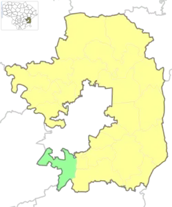 Location of Zujūnai Eldership