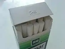 Hard cigarette pack or paperboard box