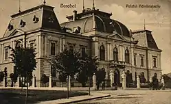 The Dorohoi County Prefecture building of the interwar period.