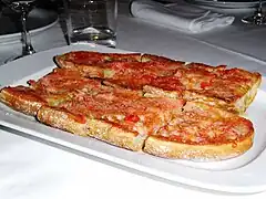 Tray of pa amb tomàquet