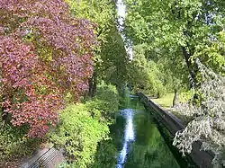 Panke River in Gesundbrunnen