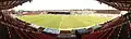 Panoramic view of St James Park, Exeter from the Doble Stand.