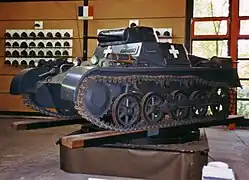 Panzer I Ausf. A on a turntable