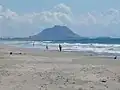 Mt Maunganui from Papamoa Beach