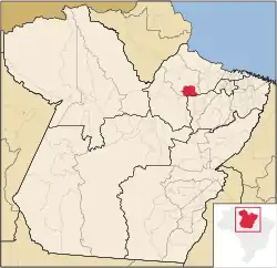 Location in the State of Pará