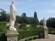 The garden was filled with statuary associating the virtues of ancient Rome with the power and virtue of the ruler of Florence.