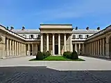 Neoclassical portico of the Palais de la Légion d'Honneur (Paris)