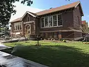 The restoration of the Park Addition School in progress.