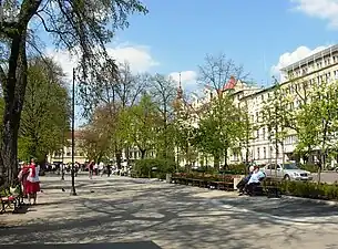 Alley on Freedom Square