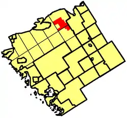 Location of Restoule Local Services Board in Parry Sound District